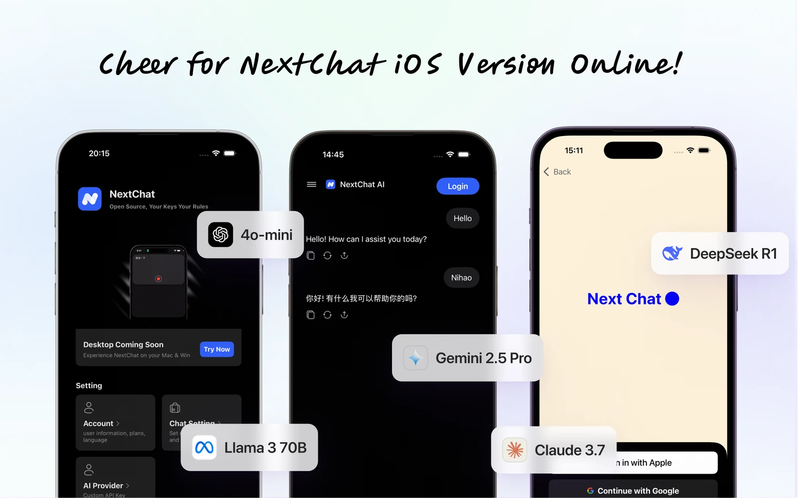 NextChat screenshot 1