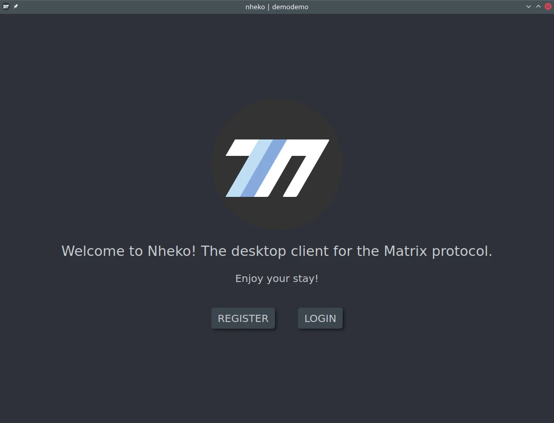 nheko screenshot 1