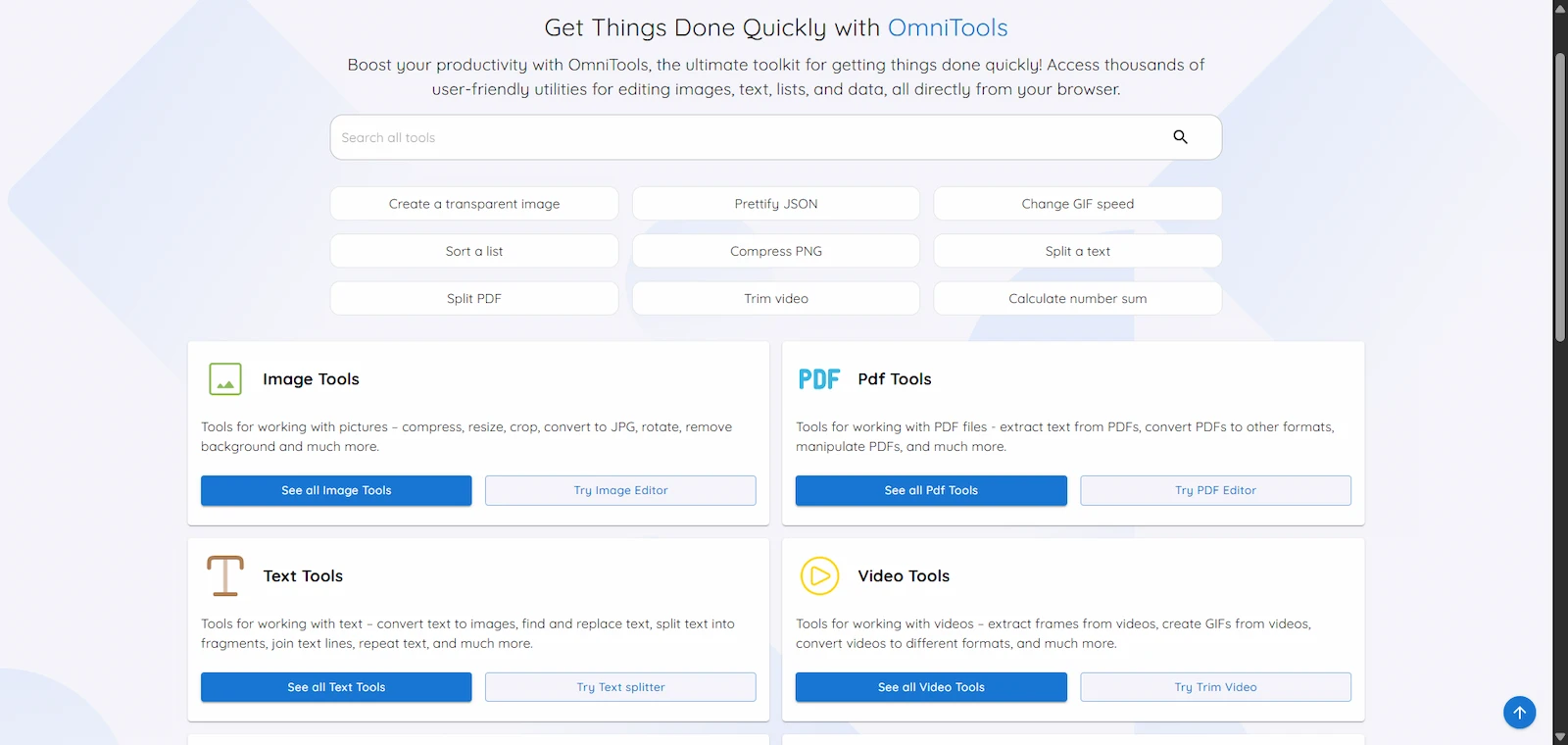 OmniTools screenshot 1