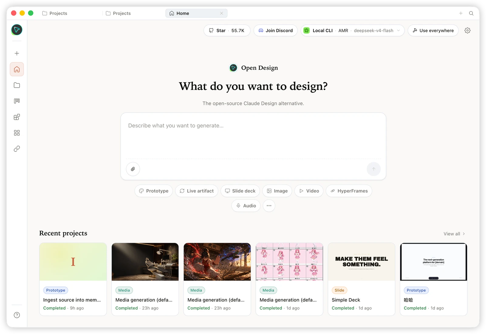 Open Design screenshot 1