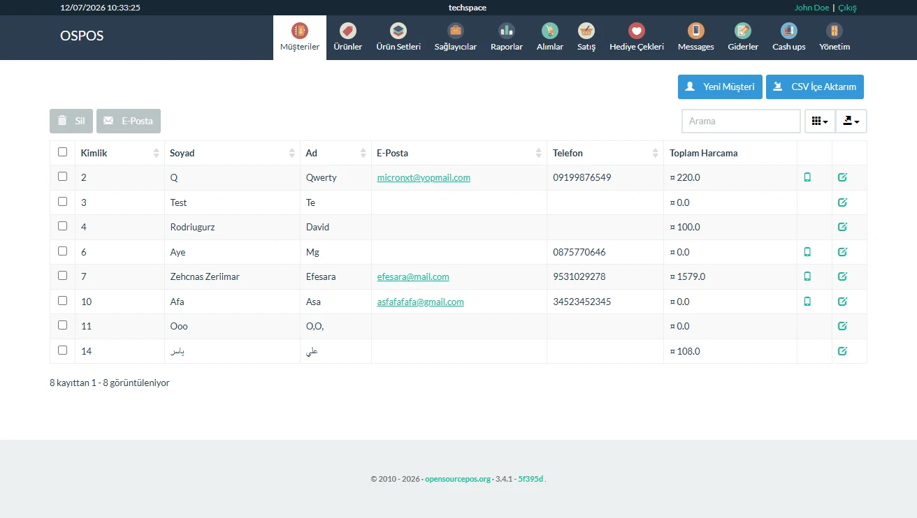 Open Source Point of Sale screenshot 1