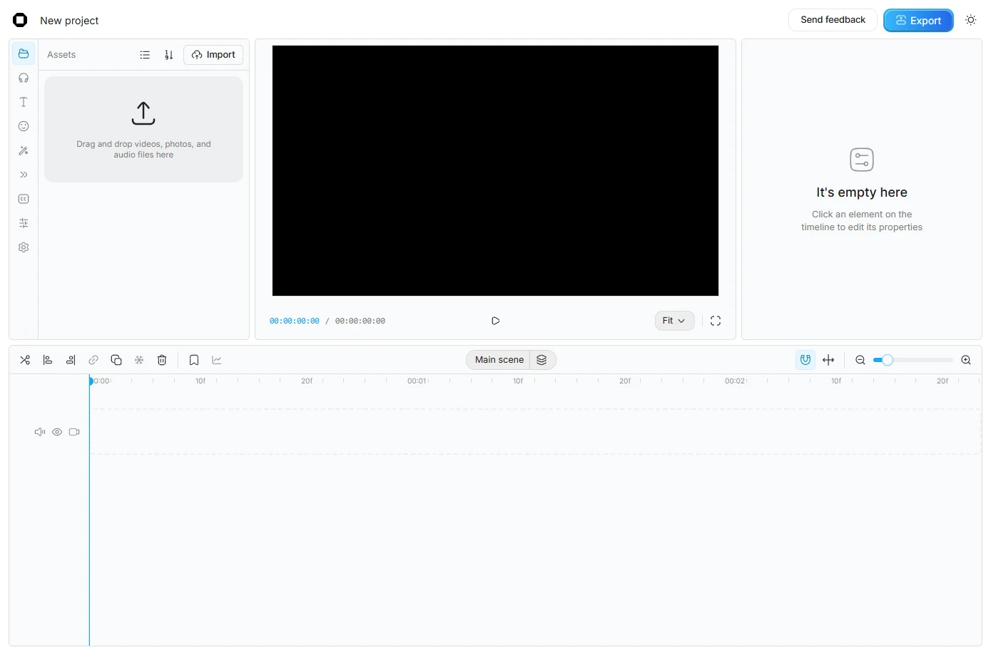 OpenCut screenshot 1