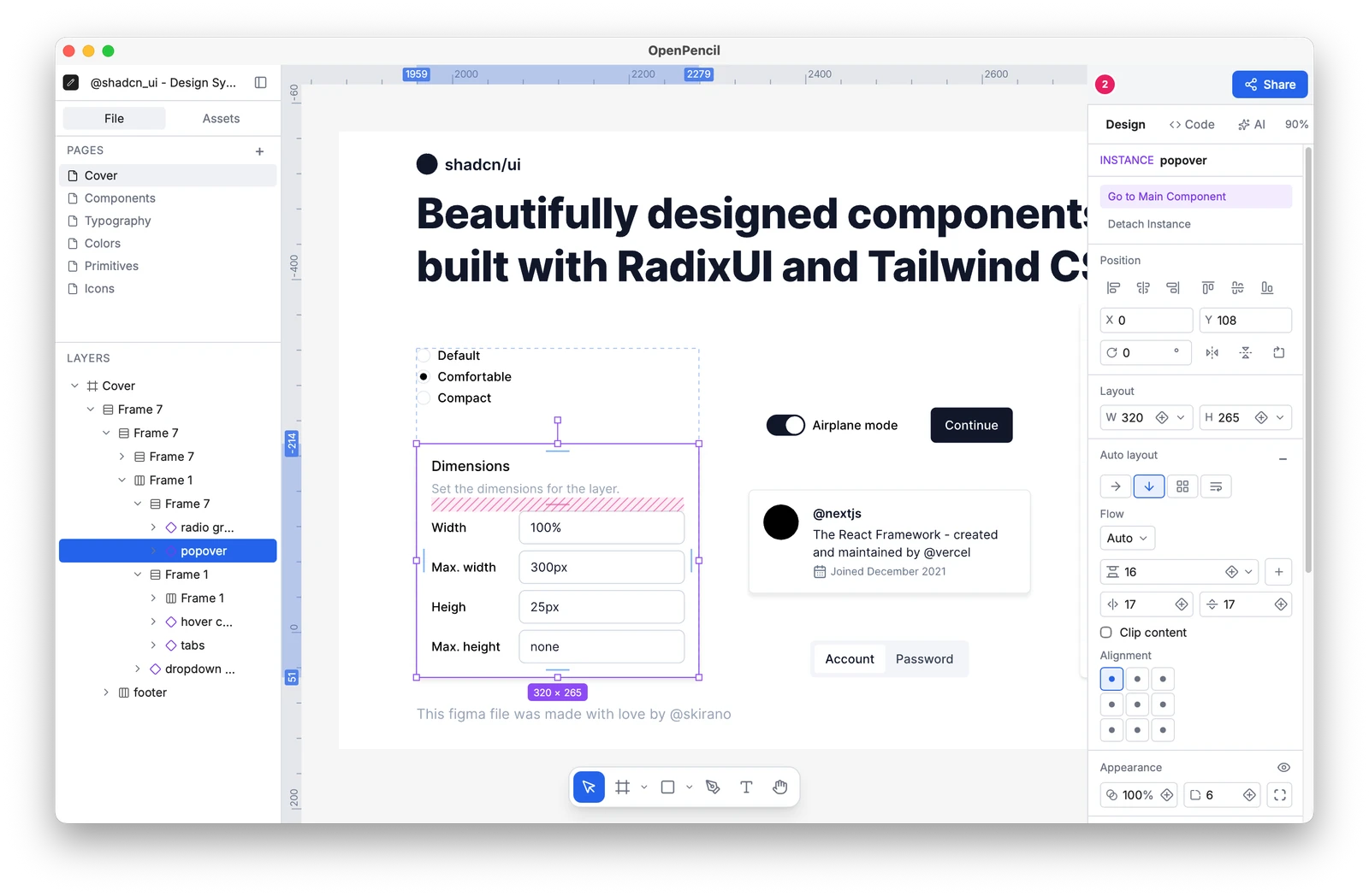 OpenPencil screenshot 1