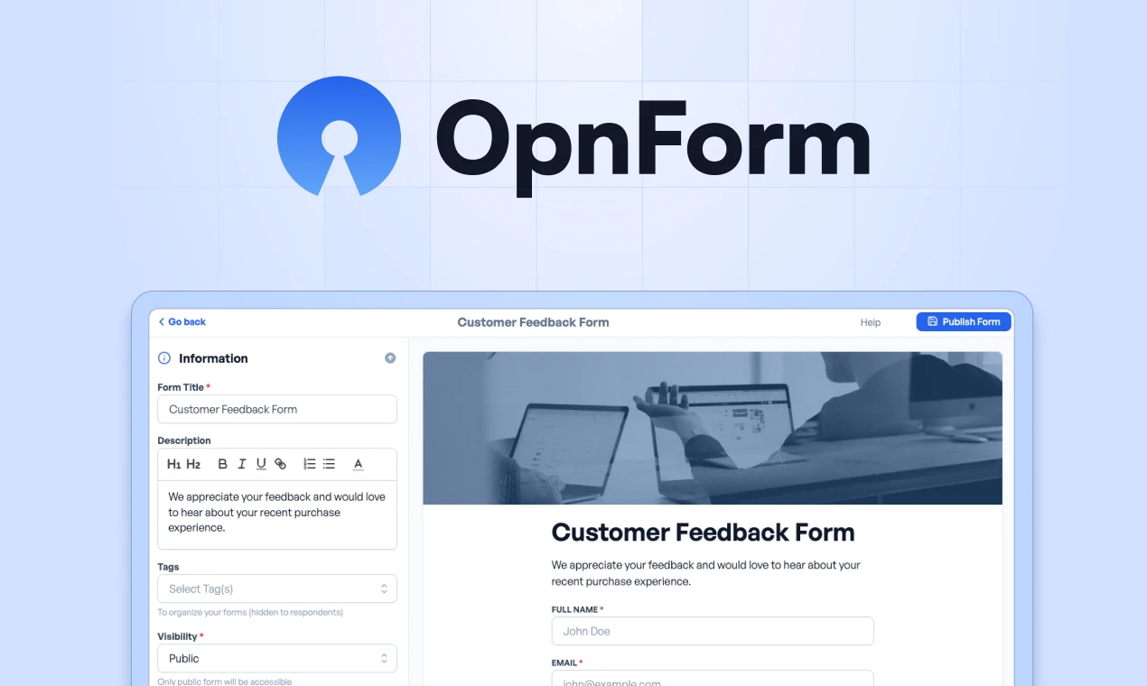 OpnForm screenshot 1