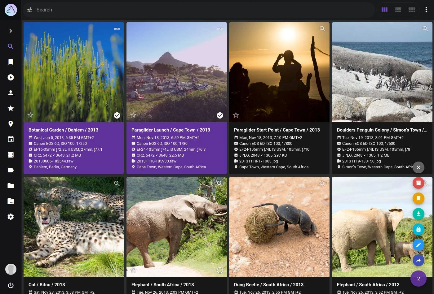PhotoPrism screenshot 1
