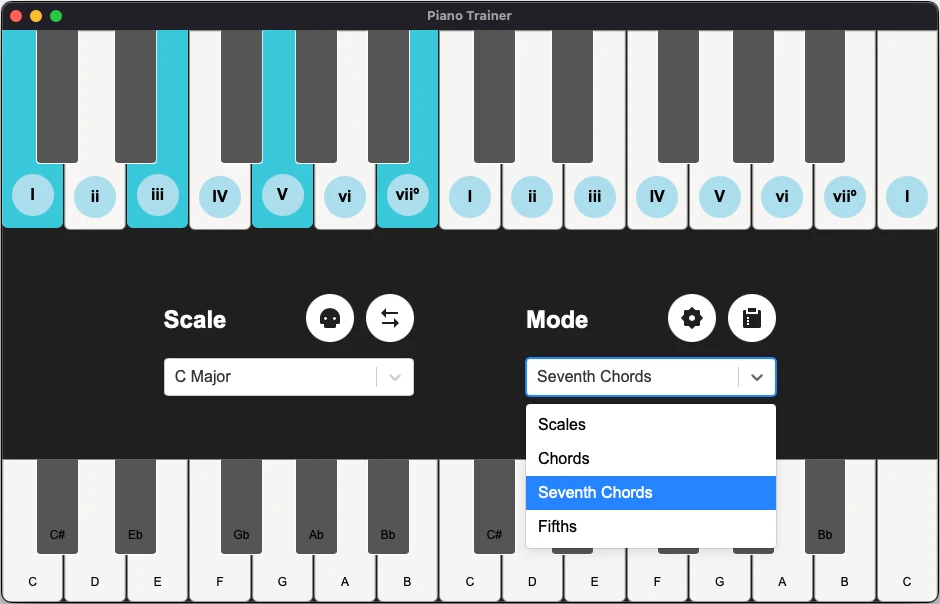 Piano Trainer screenshot 1