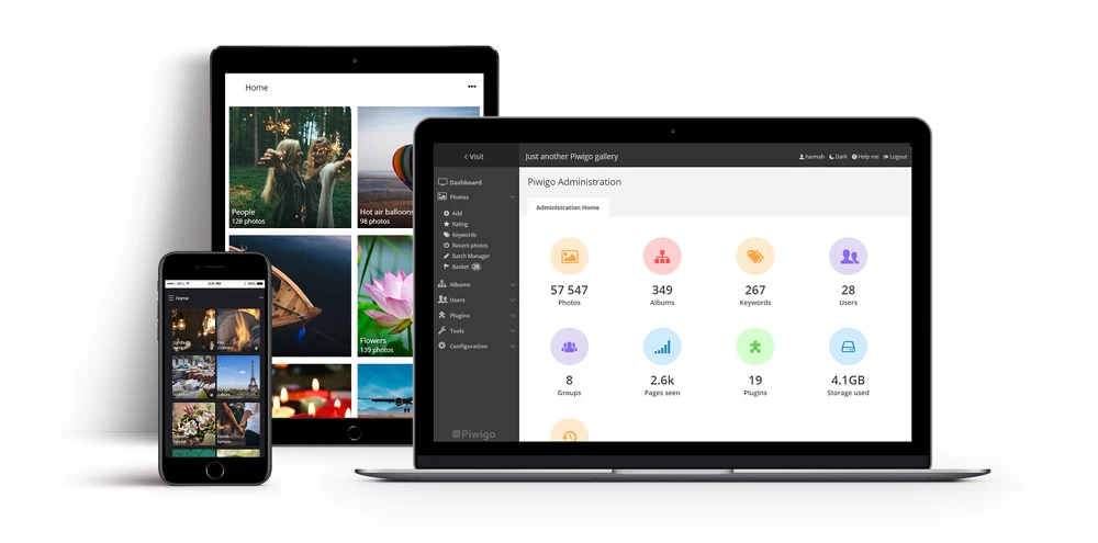 Piwigo screenshot 1