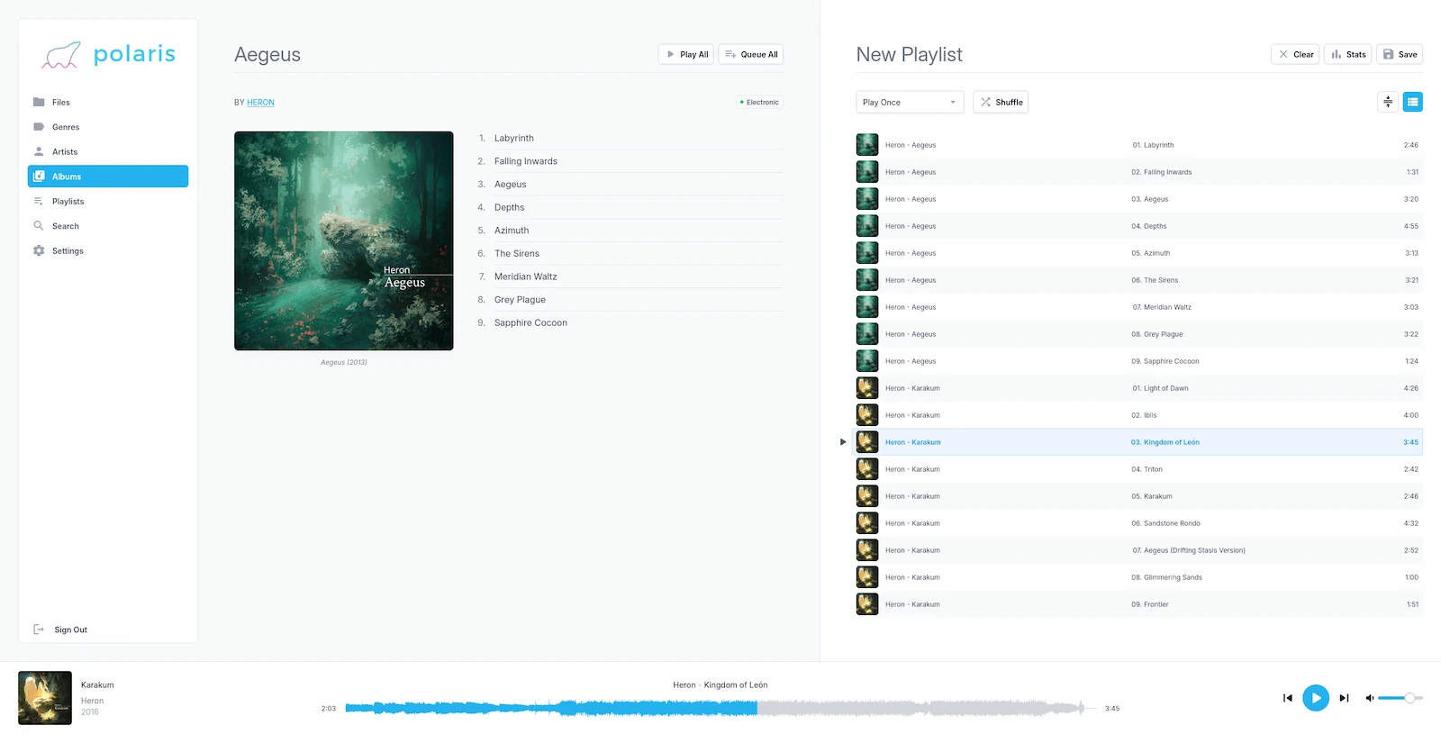 Polaris screenshot 1