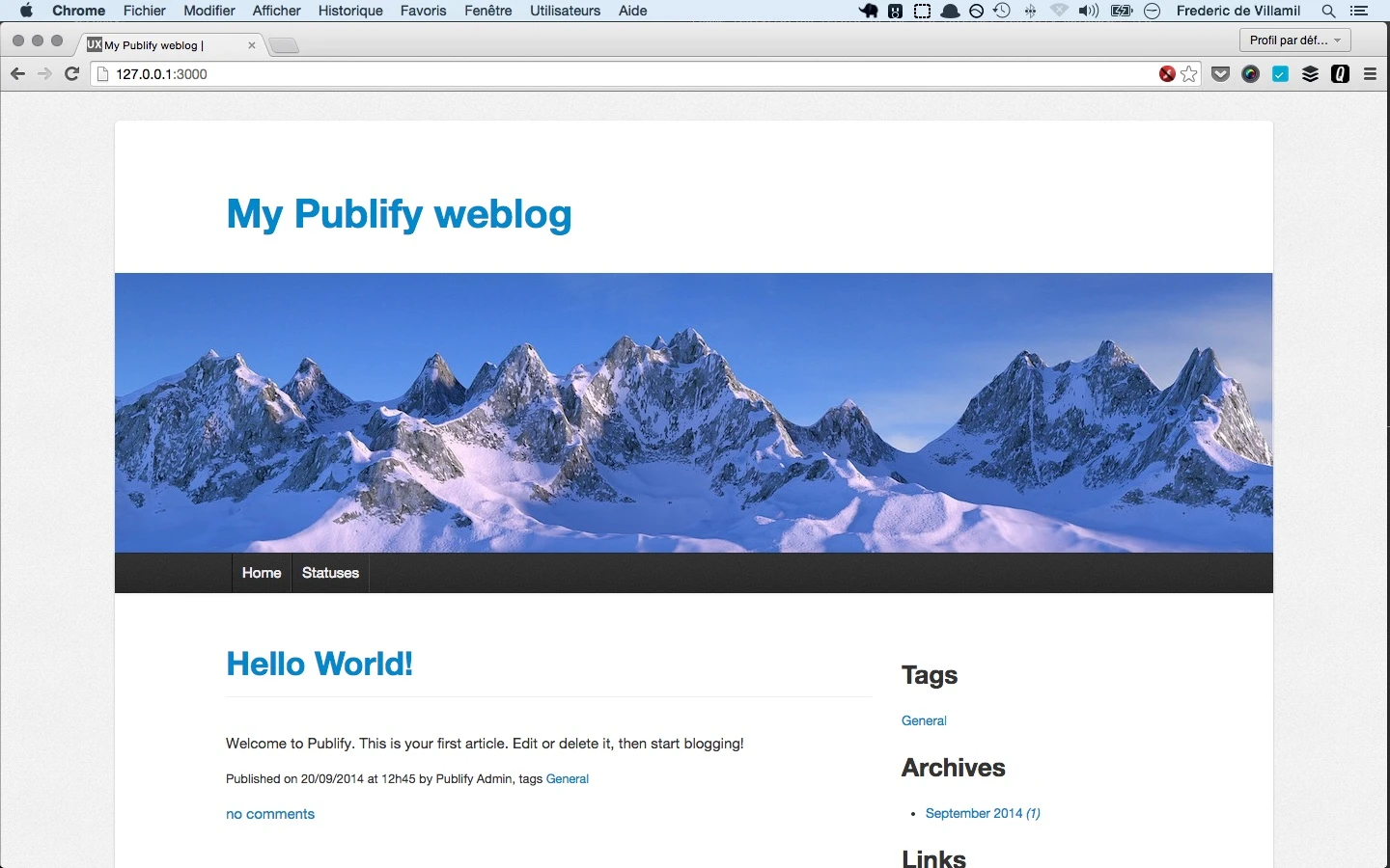 Publify screenshot 1