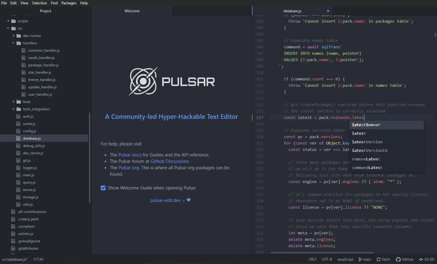 Pulsar screenshot 1