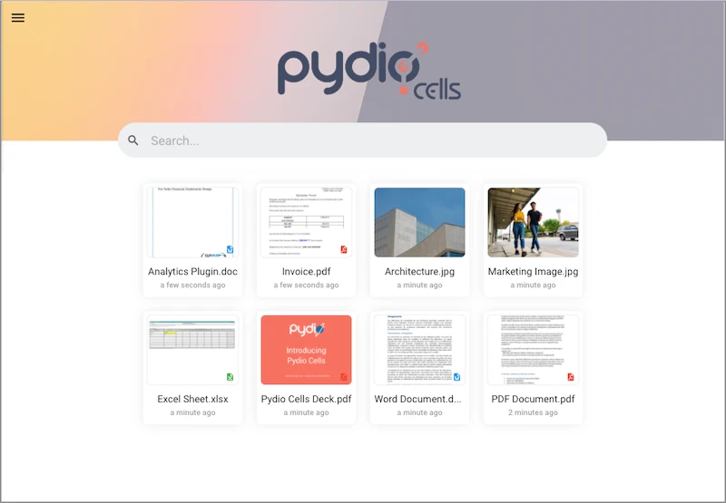 Pydio Cells screenshot 1