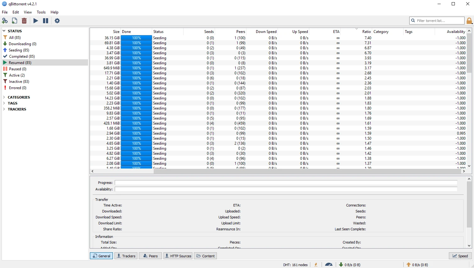 qBittorrent screenshot 1