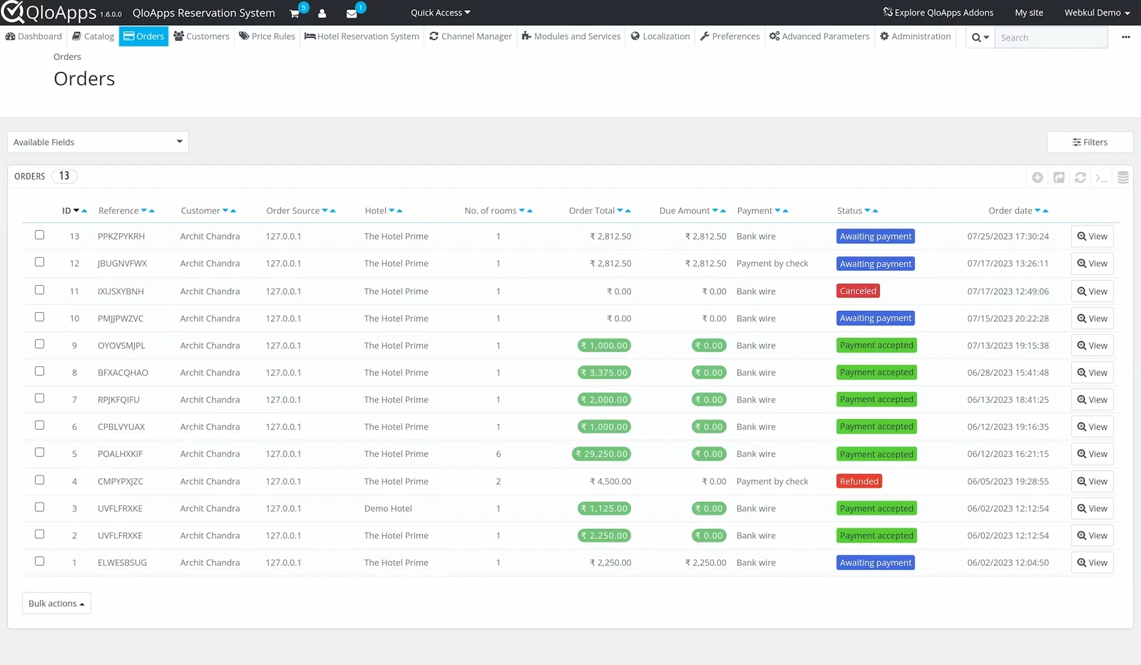 QloApps screenshot 1