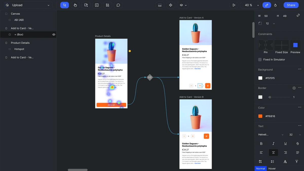 Quant-UX screenshot 1