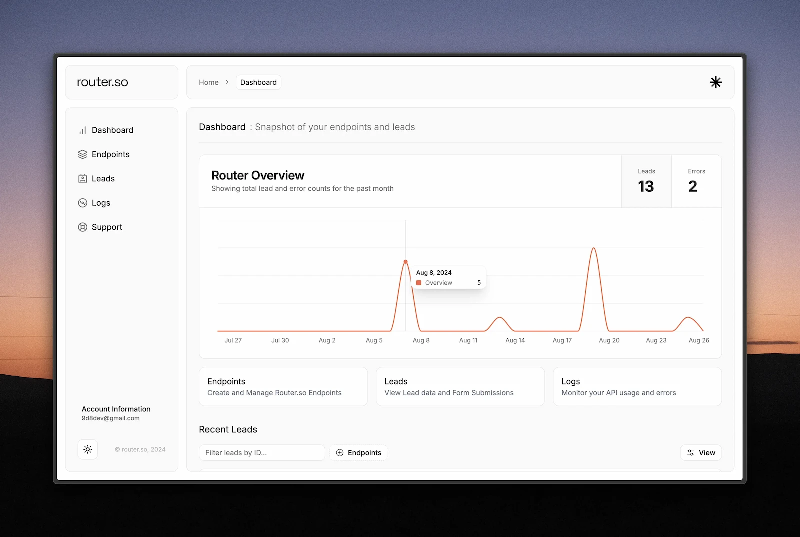 Router.so screenshot 1