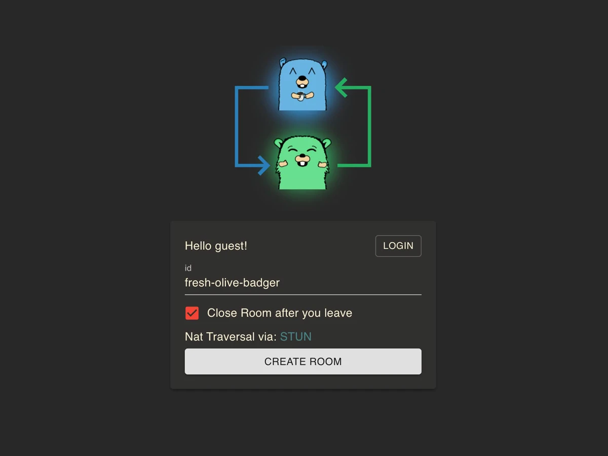 Screego screenshot 1