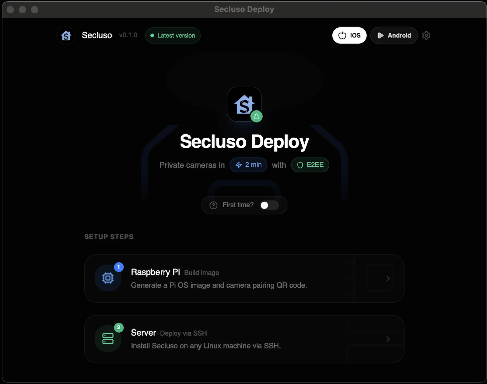 Secluso screenshot 1