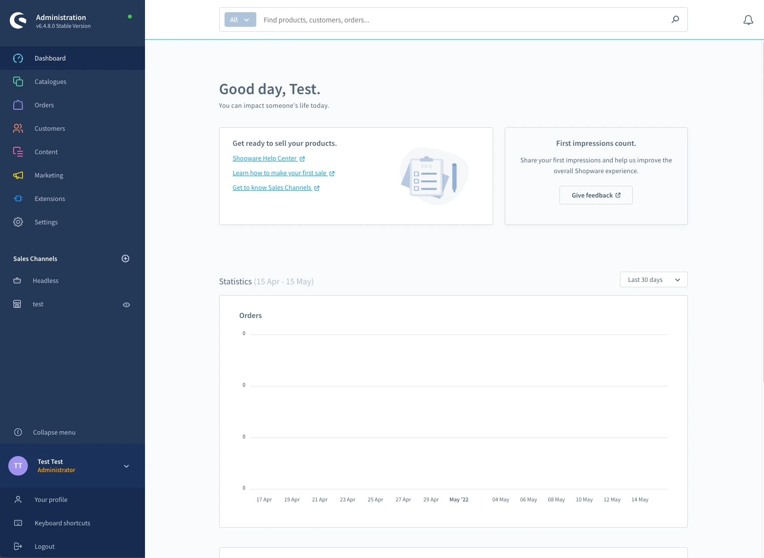 Shopware screenshot 1