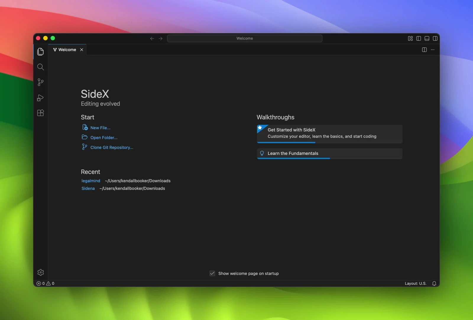 SideX screenshot 1