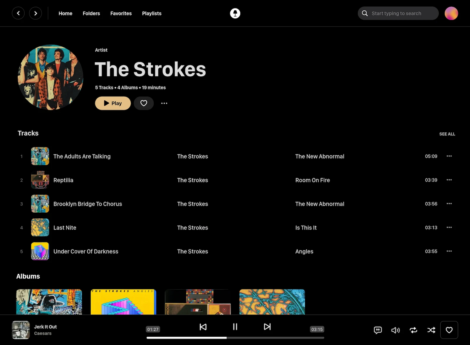 Swing Music screenshot 1