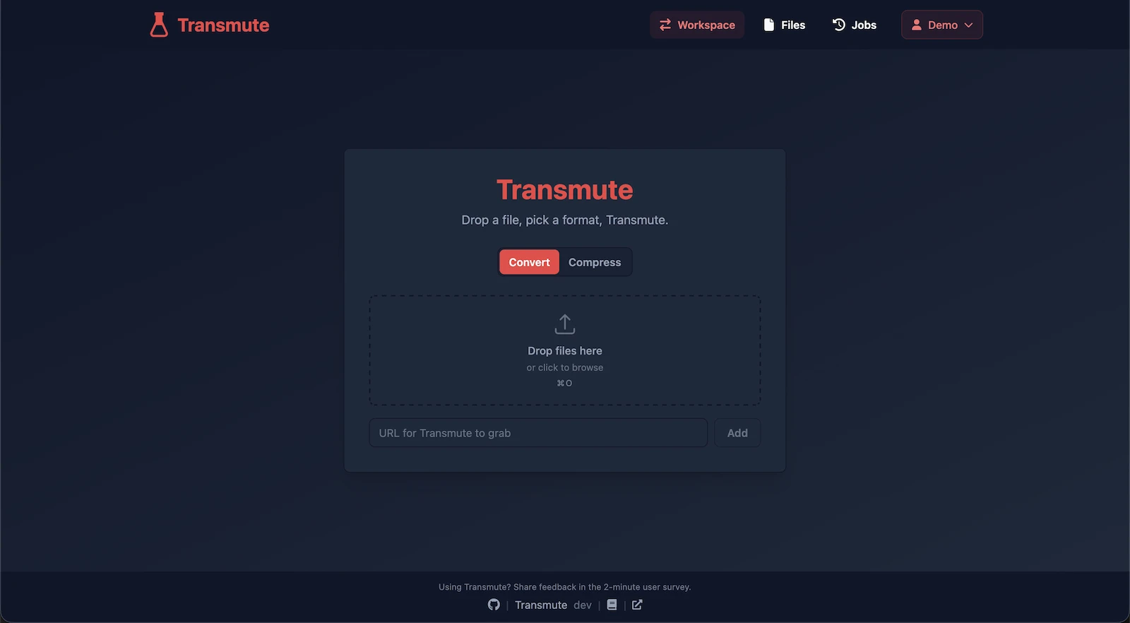 Transmute screenshot 1