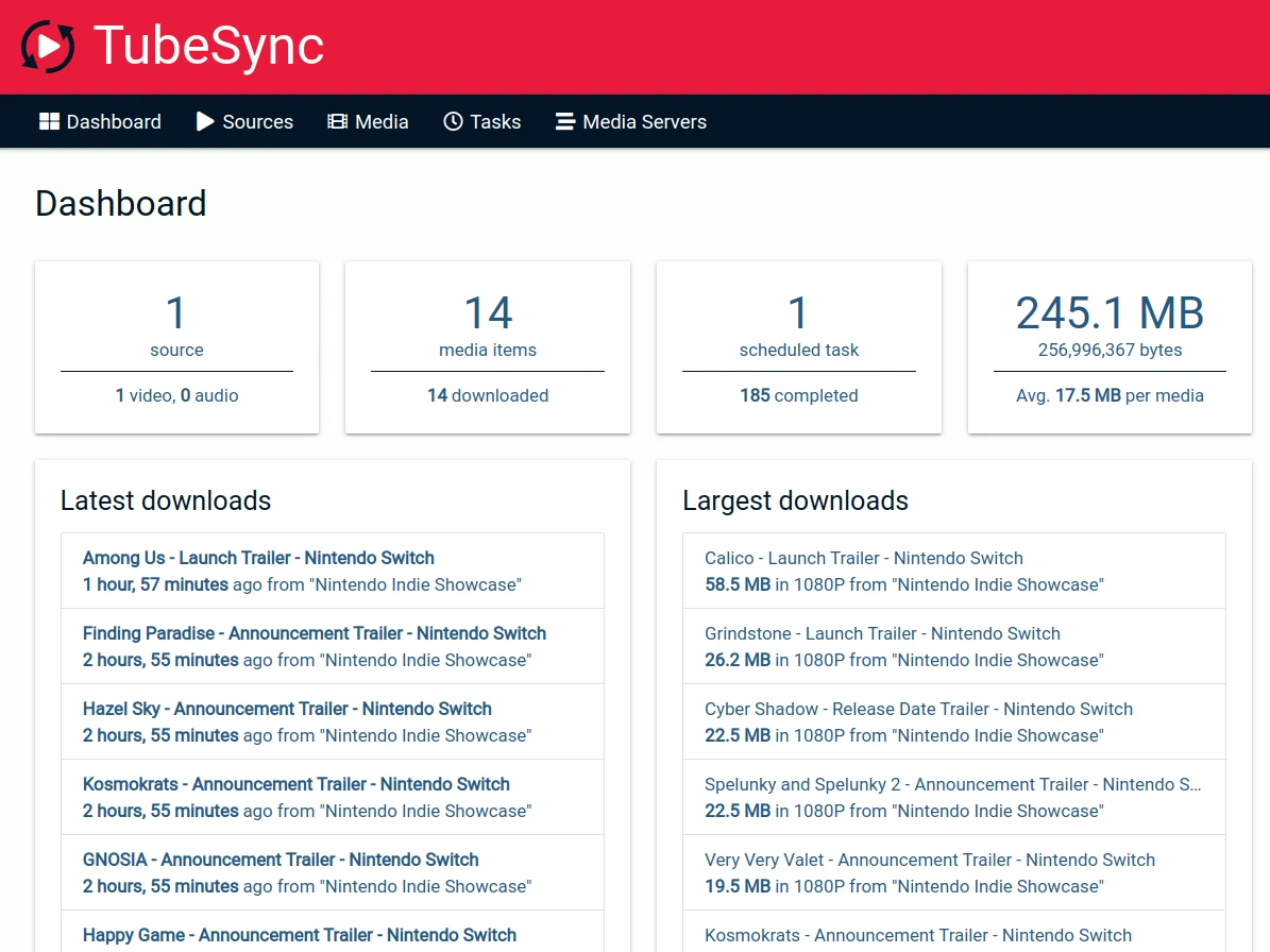 TubeSync screenshot 1