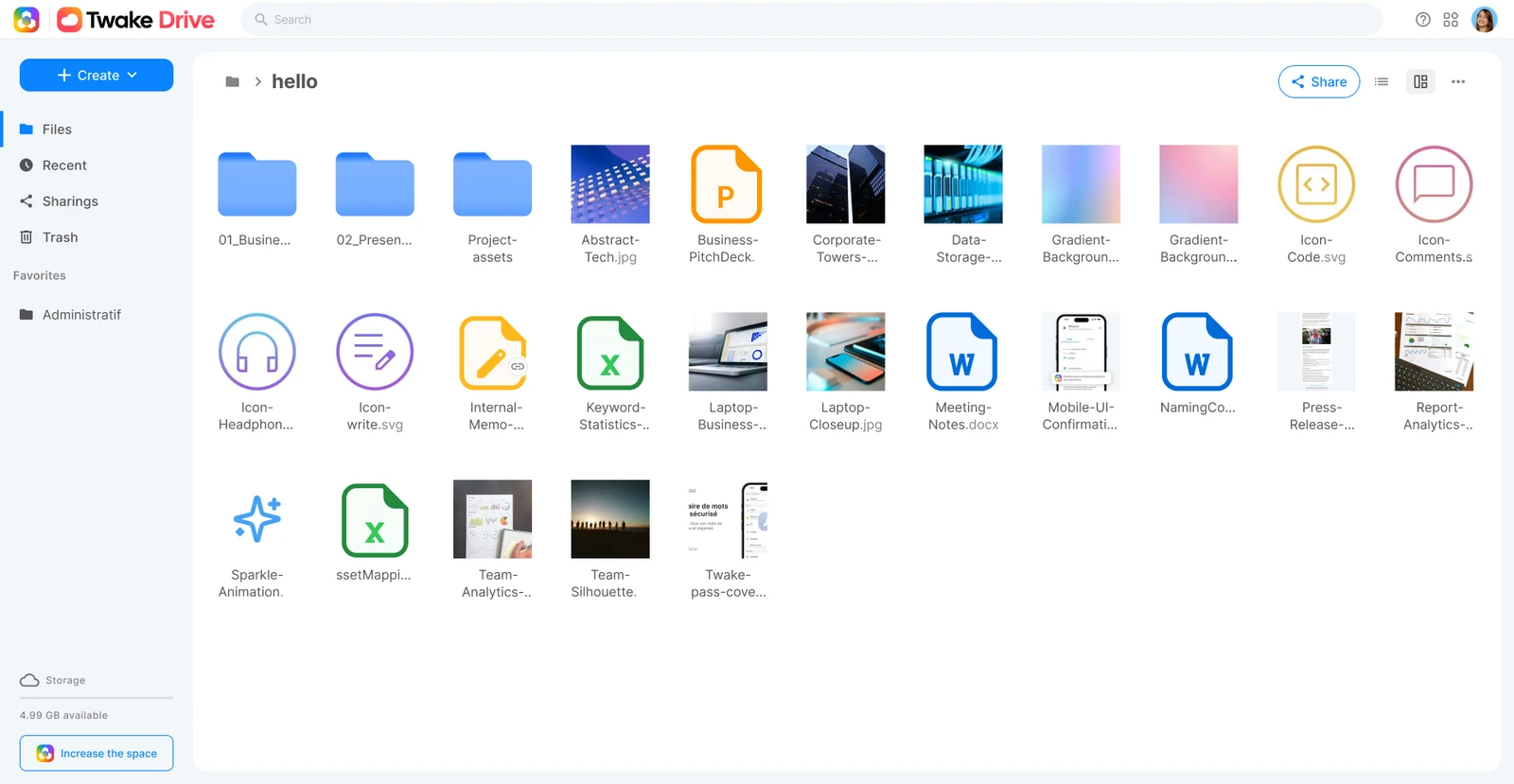 Twake Drive screenshot 1