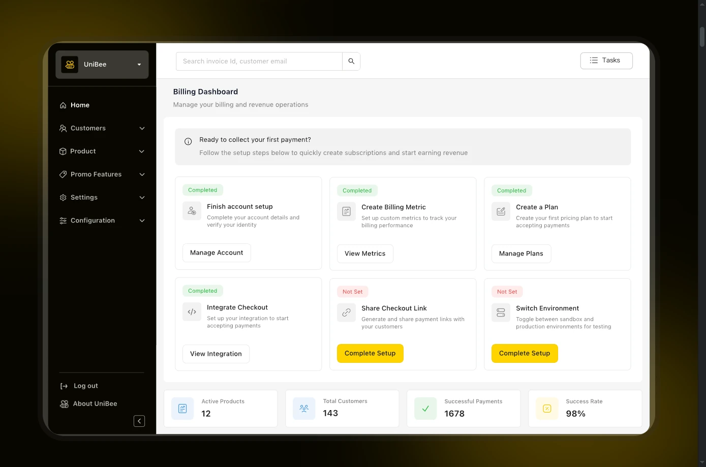 UniBee screenshot 1
