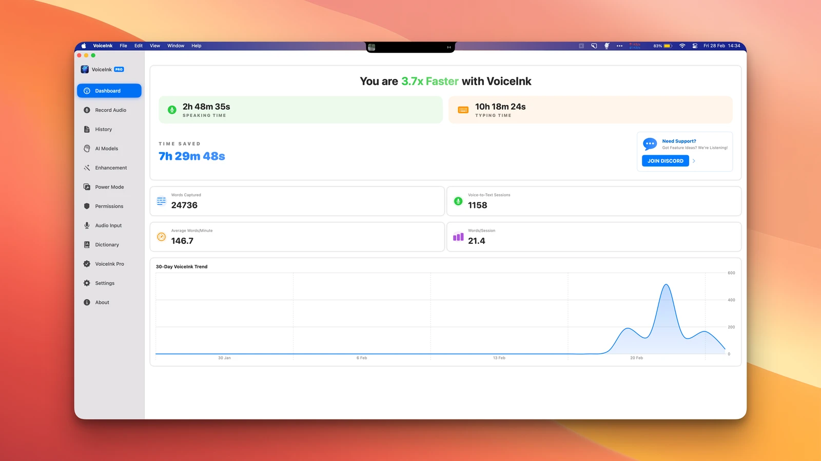 VoiceInk screenshot 1