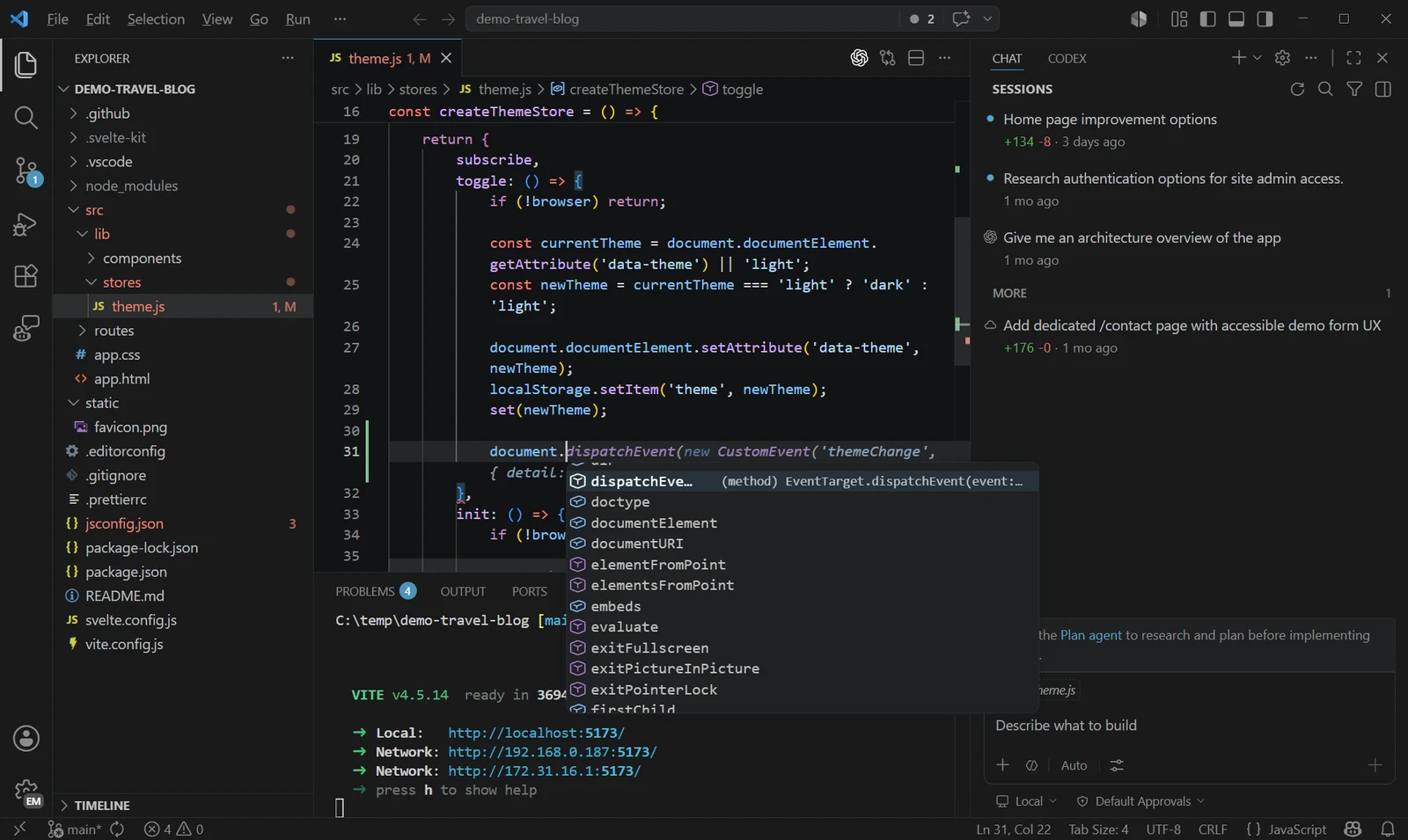 Visual Studio Code screenshot 1