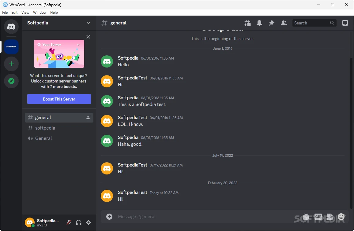 WebCord screenshot 1